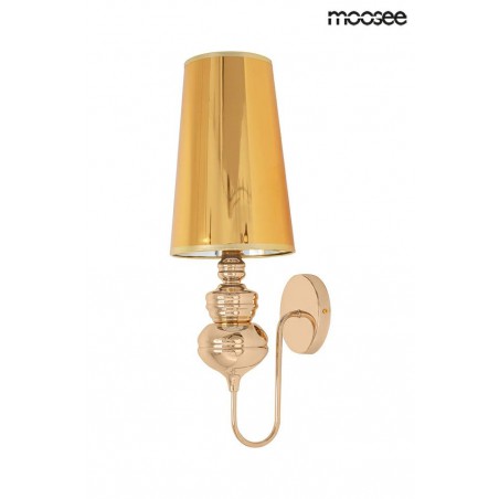 MOOSEE lampa ścienna QUEEN 15 złota
