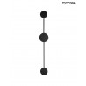 MOOSEE lampa ścienna SHADOW 2 czarna