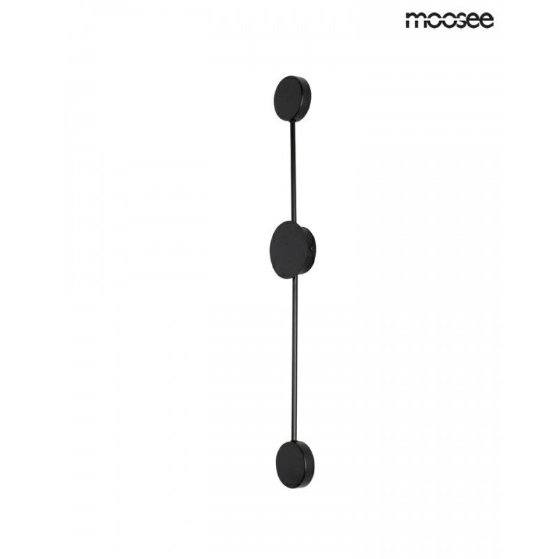 MOOSEE lampa ścienna SHADOW 2 czarna