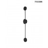 MOOSEE lampa ścienna SHADOW 2 czarna