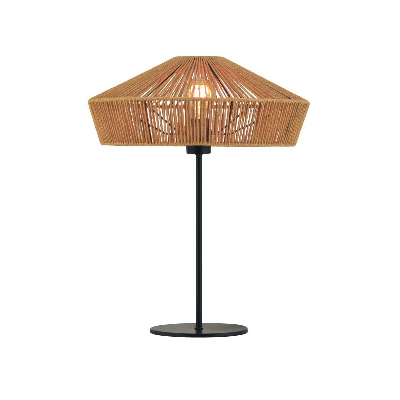 Lucide Lampa stołowa YUNKAI 10513/40/72 drewno jasne i ciemne, czarny