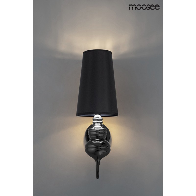 MOOSEE lampa ścienna QUEEN 20 czarna