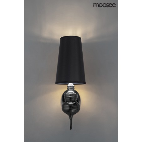 MOOSEE lampa ścienna QUEEN 20 czarna