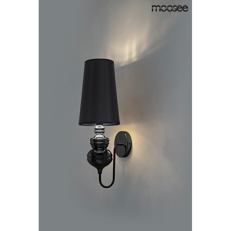 MOOSEE lampa ścienna QUEEN 20 czarna