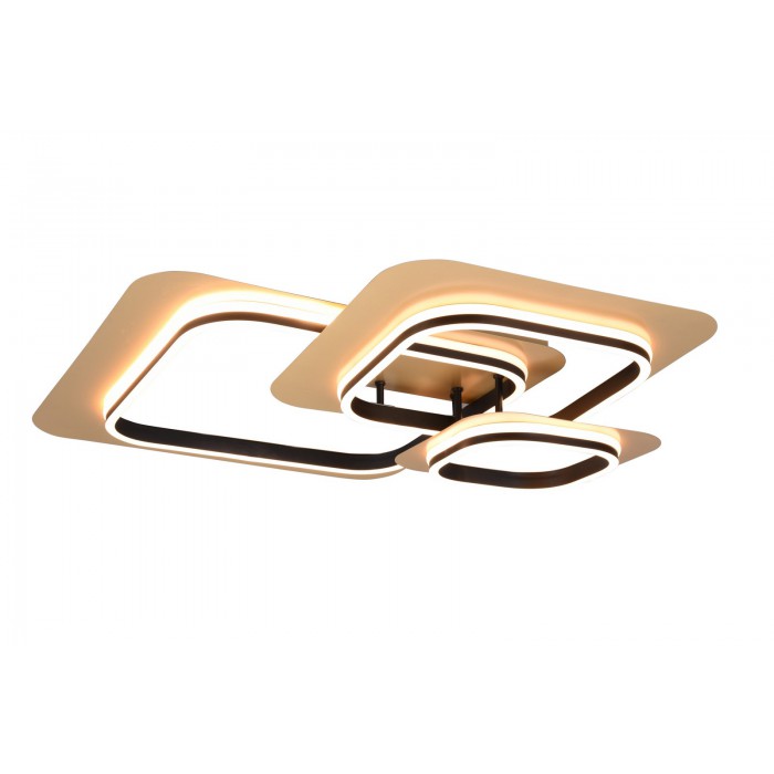 Trio Lampa natynkowa LED LUGO 642910380 czarny, złoty i odcienie złota