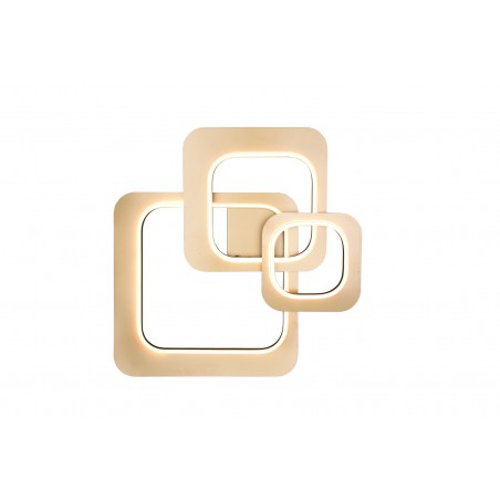 Trio Lampa natynkowa LED LUGO 642910380 czarny, złoty i odcienie złota