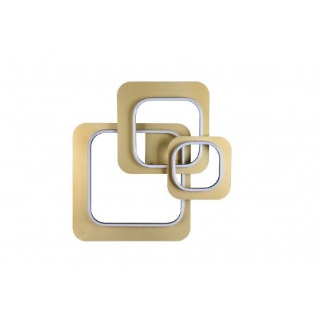 Trio Lampa natynkowa LED LUGO 642910380 czarny, złoty i odcienie złota