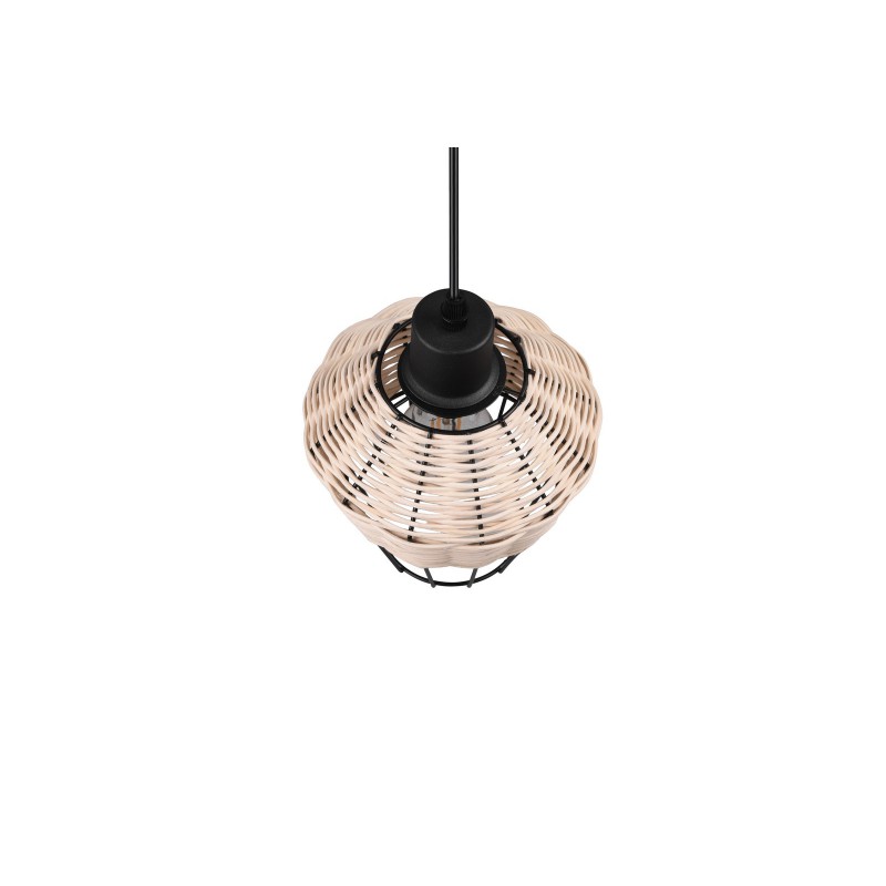 RL Lampa wisząca nowoczesna BORKA R31261036 drewno jasne i ciemne