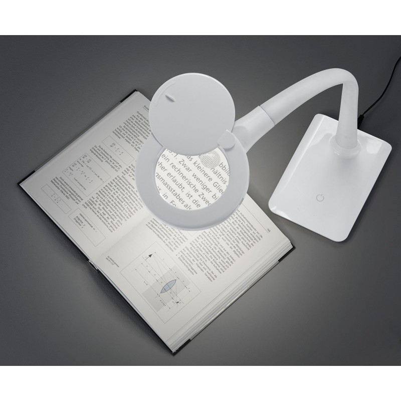 Trio Lampa biurkowa LUPO 527290101 biały