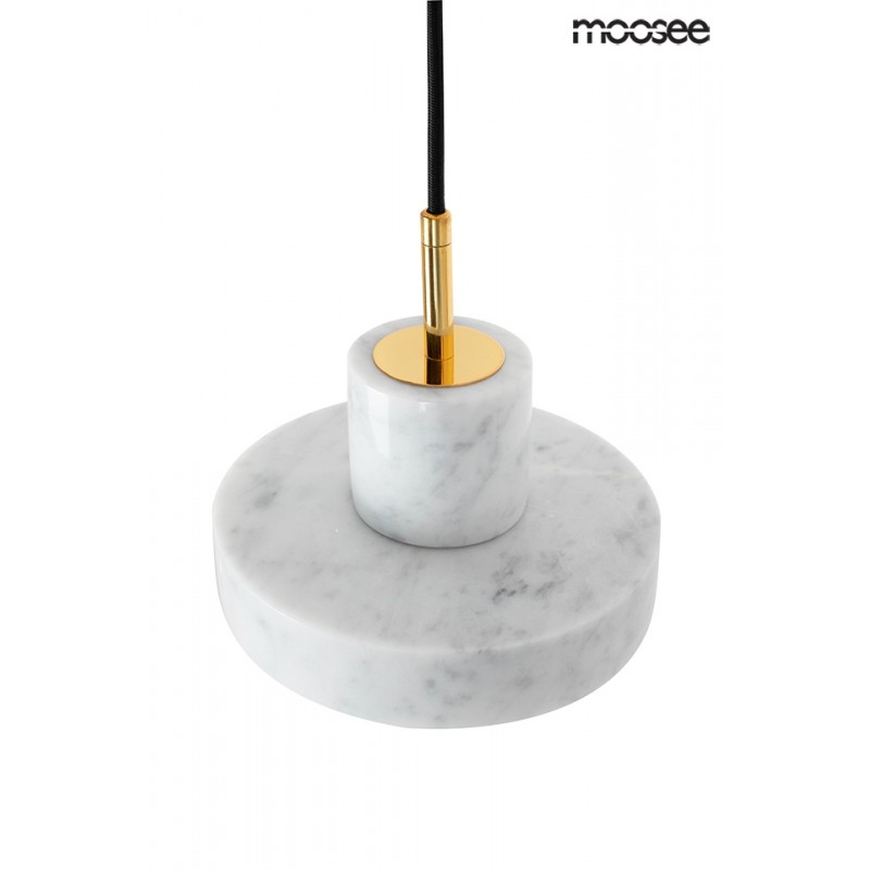 MOOSEE lampa wisząca ARCO - złota, marmur