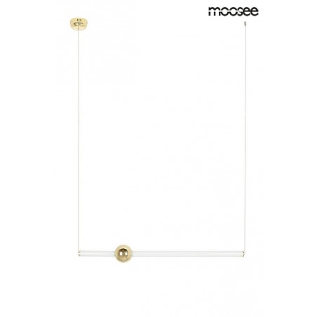 MOOSEE lampa wisząca LIBRA 60 IN  biała / złota
