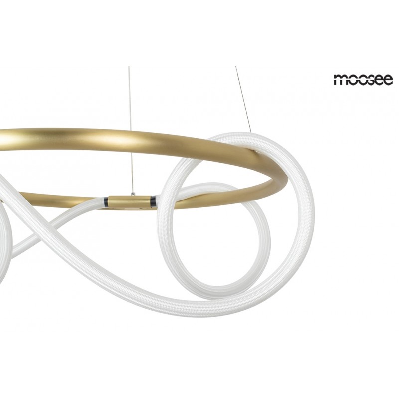 MOOSEE lampa wisząca SERPIENTE 60 złota