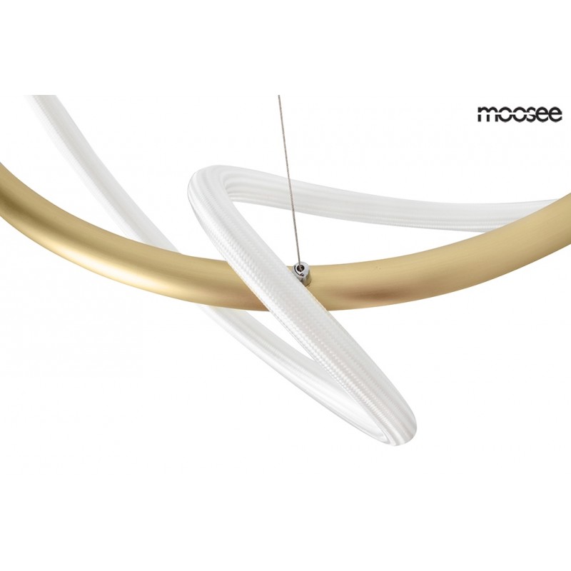 MOOSEE lampa wisząca SERPIENTE 60 złota