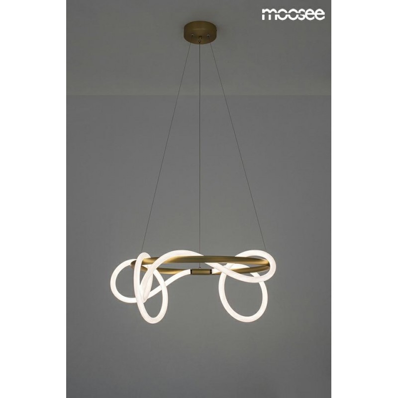 MOOSEE lampa wisząca SERPIENTE 60 złota