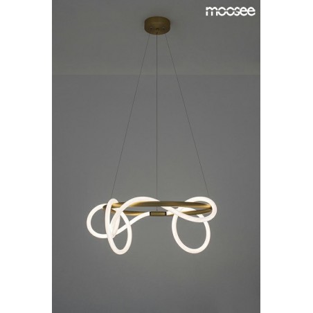 MOOSEE lampa wisząca SERPIENTE 60 złota