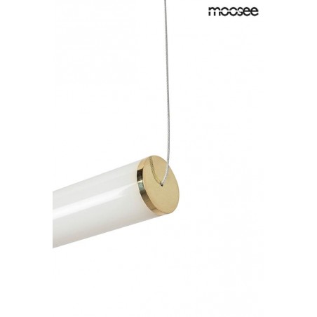 MOOSEE lampa wisząca LIBRA 60 IN  biała / złota