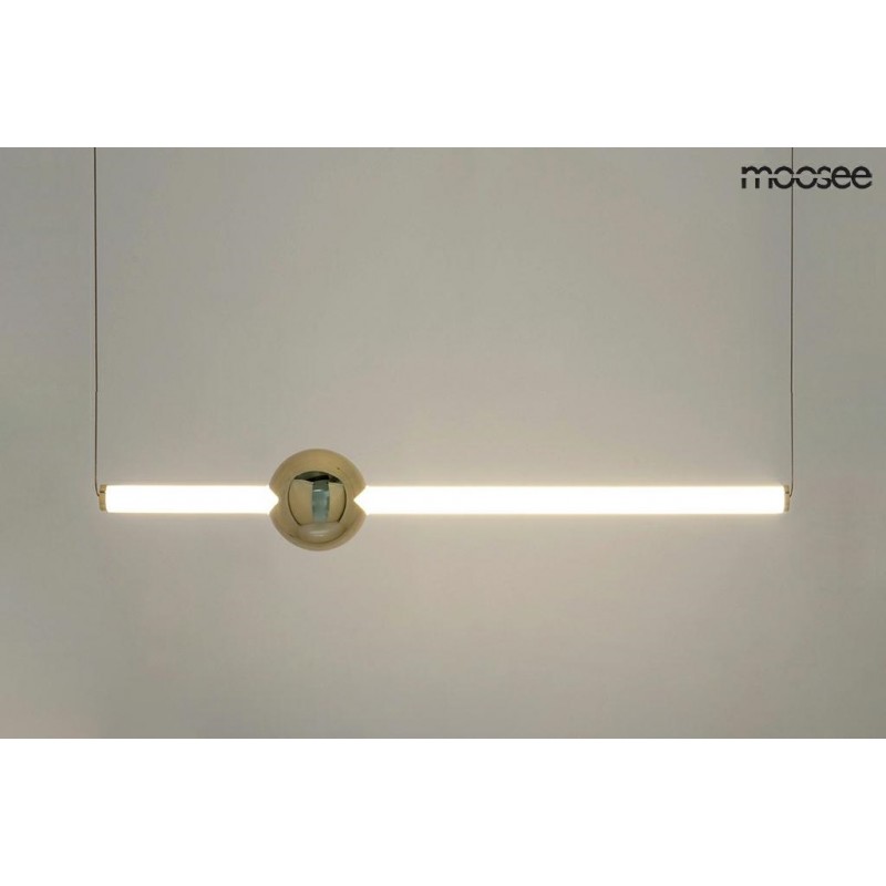 MOOSEE lampa wisząca LIBRA 60 IN  biała / złota