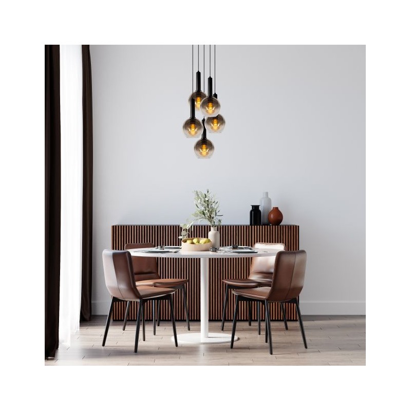 Lucide Lampa wisząca nowoczesna MARIUS 45402/15/30 czarny