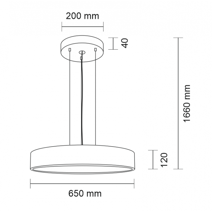 Shilo Lampa Wisząca Bungo IP20 Biała 7546