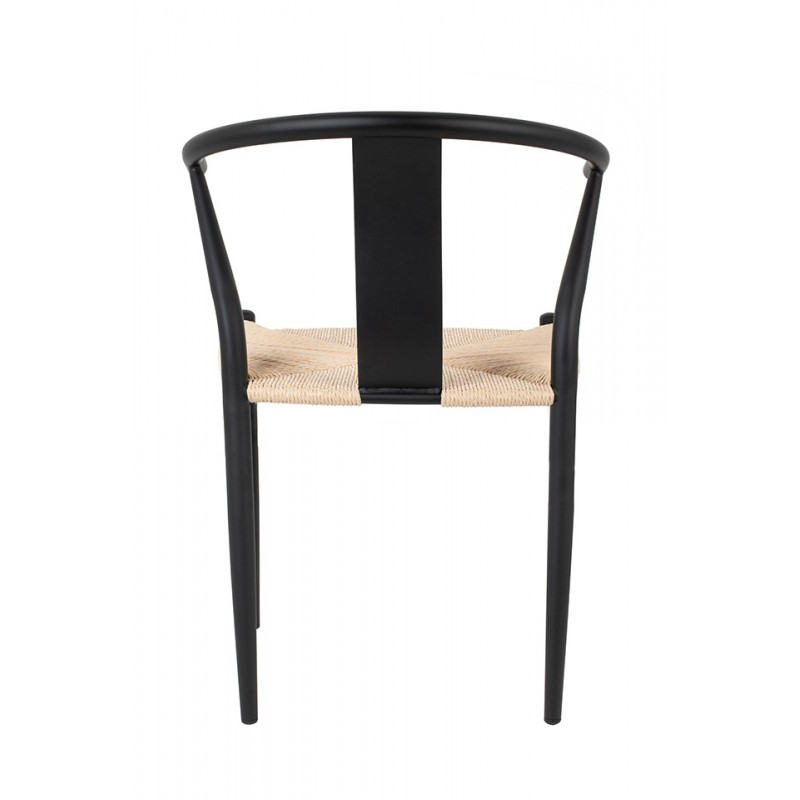 Krzesło WISHBONE METAL naturalne