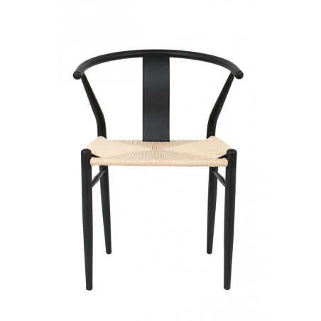 Krzesło WISHBONE METAL naturalne