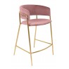 Krzesło barowe DELTA 65 różowe