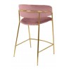 Krzesło barowe DELTA 65 różowe