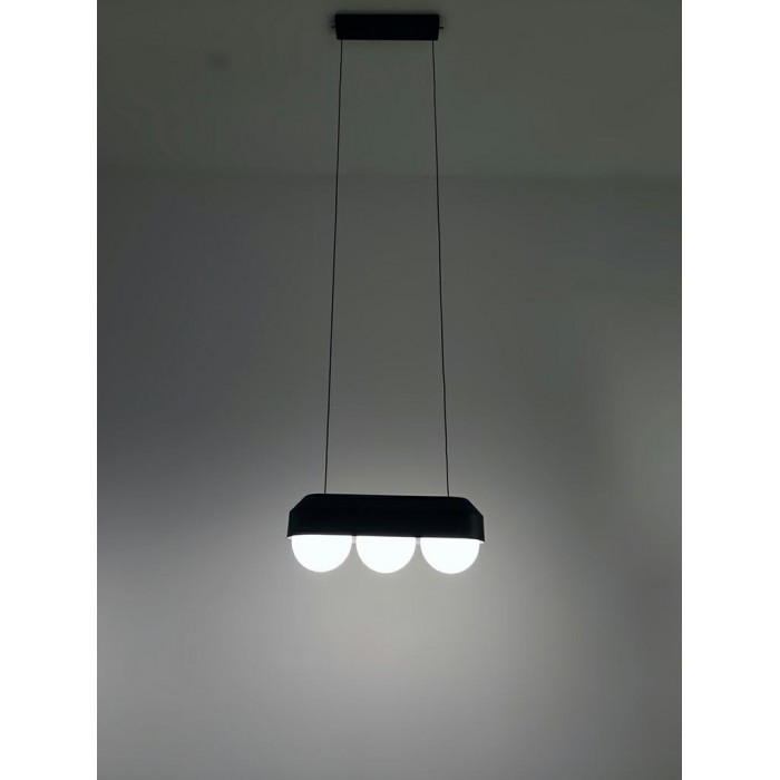 MOOSEE lampa wisząca DROPS 3 czarna