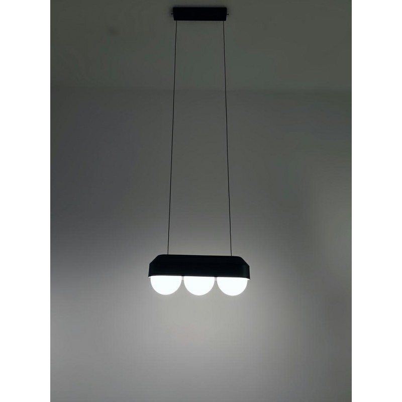 MOOSEE lampa wisząca DROPS 3 czarna