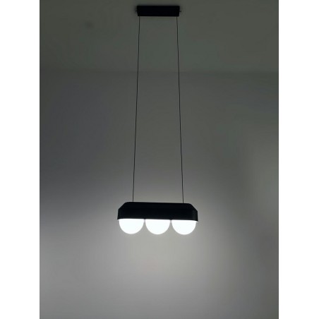 MOOSEE lampa wisząca DROPS 3 czarna