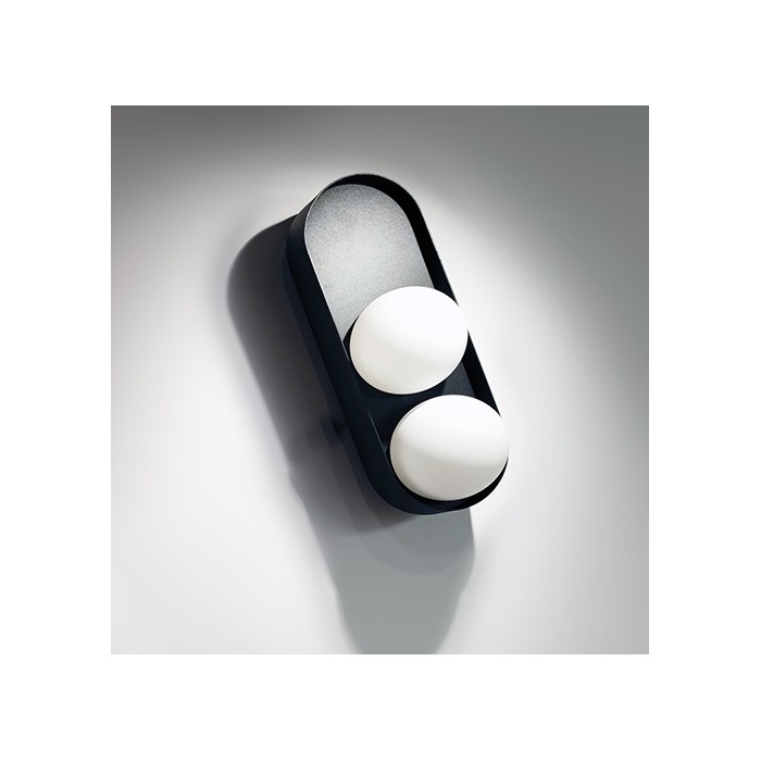 MOOSEE lampa ścienna DROPS 2 czarna