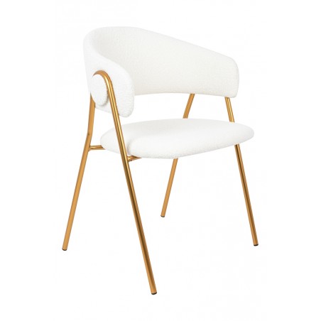 Krzesło VERSO BOUCLE białe