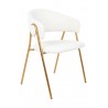 Krzesło VERSO BOUCLE białe