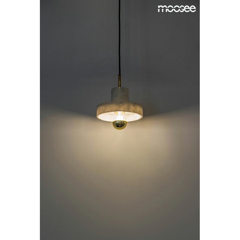 MOOSEE lampa wisząca ARCO - złota, marmur
