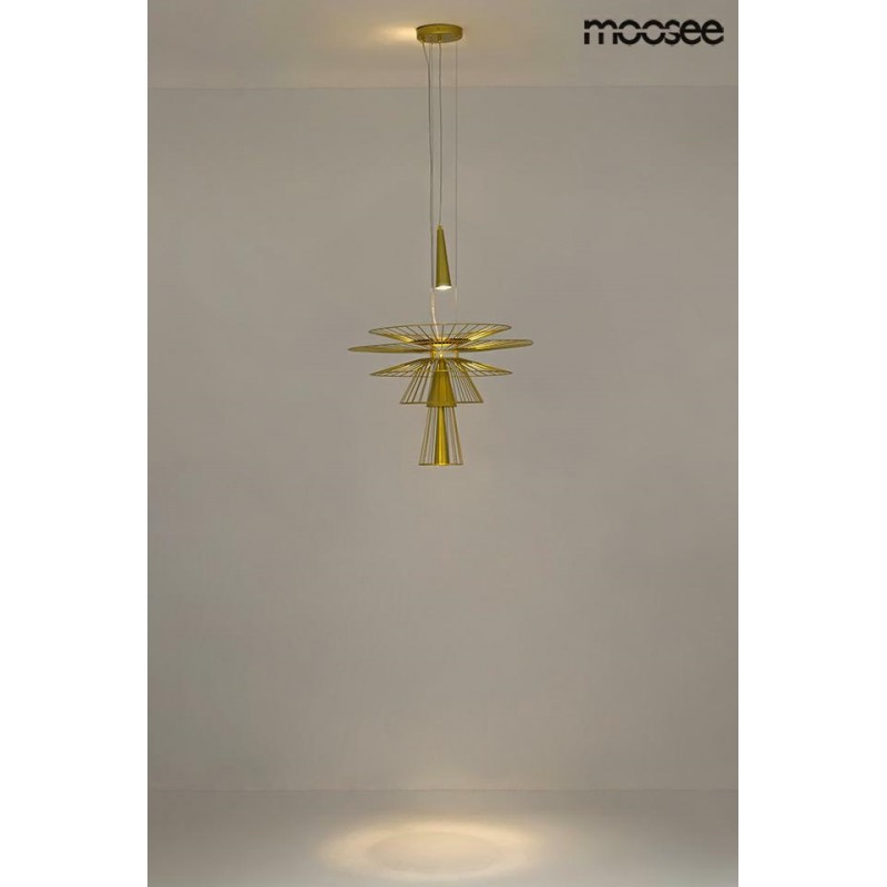 MOOSEE lampa wisząca SESTO złota