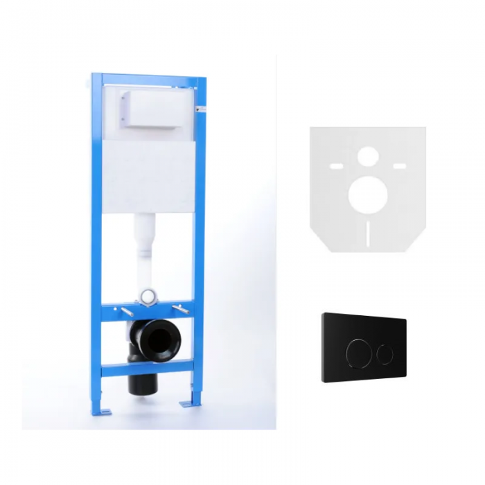 Stelaż WC Lavita 3w1 (przycisk czarny), 10 lat...