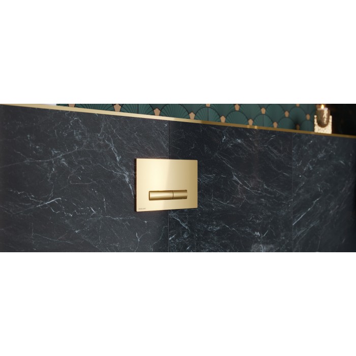 Excellent Aurro Przycisk Do Stelaża Shiro Złoty