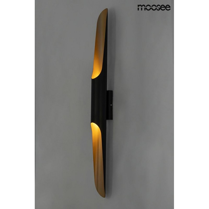 MOOSEE kinkiet CONTEO WALL - czarny, złoty