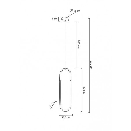 MOOSEE lampa wisząca PUZO S złota