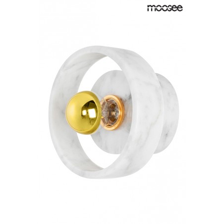 MOOSEE lampa ścienna ARCO biała
