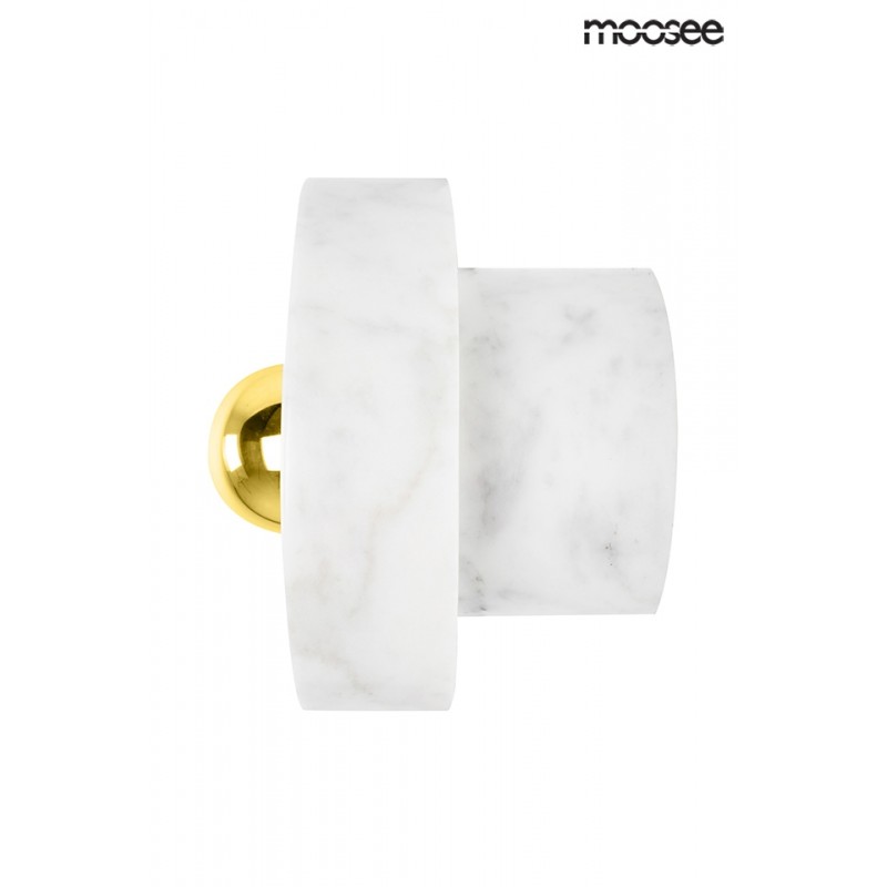 MOOSEE lampa ścienna ARCO biała
