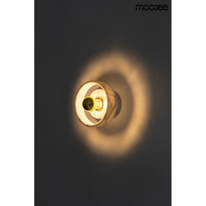 MOOSEE lampa ścienna ARCO biała