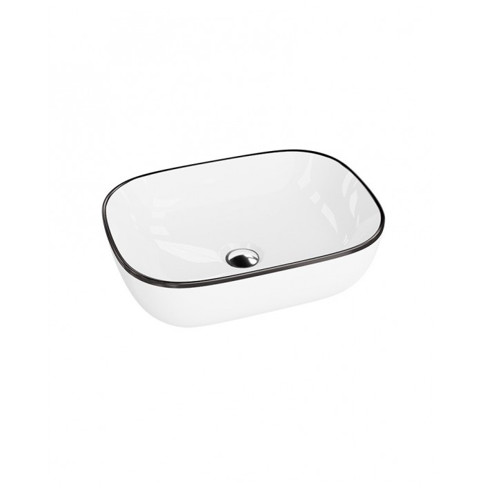 Umywalka nablatowa Costa Black Line 46x32,5...