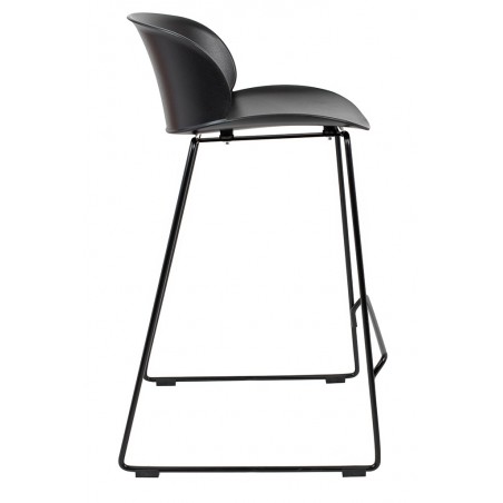 Krzesło barowe ALTO 66 czarne