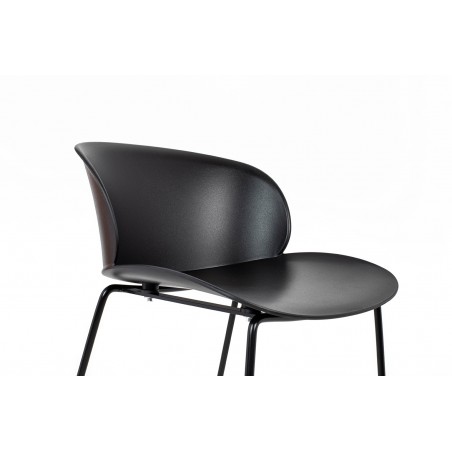 Krzesło barowe ALTO 66 czarne