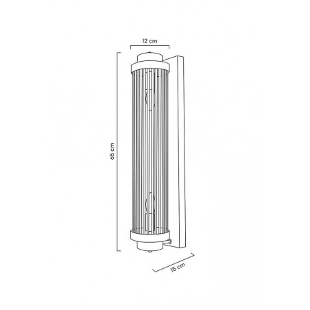 MOOSEE lampa ścienna COLUMN złota