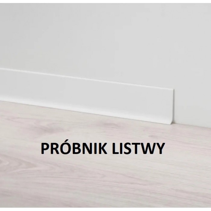 Próbnik - listwa przypodłogowa aluminiowa biała...
