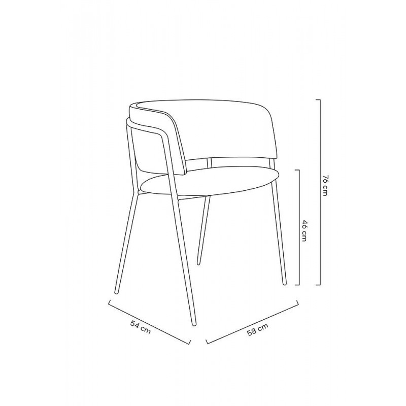 Krzesło DELTA beżowe