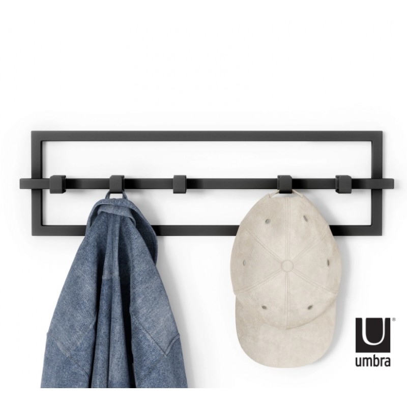 UMBRA wieszak ścienny CUBIKO czarny