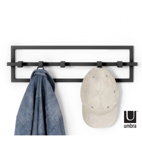 UMBRA wieszak ścienny CUBIKO czarny